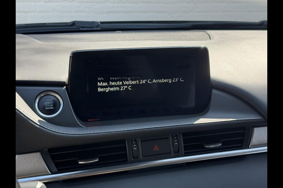 Mazda 6 Led Carplay Adaptive cruise Camera Dodehoek Navigatie Verwarmd stuur en stoelen