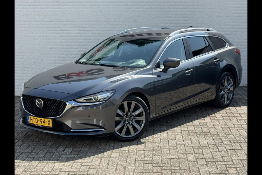 Mazda 6 Led Carplay Adaptive cruise Camera Dodehoek Navigatie Verwarmd stuur en stoelen