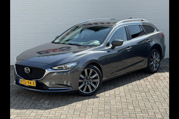 Mazda 6 Led Carplay Adaptive cruise Camera Dodehoek Navigatie Verwarmd stuur en stoelen