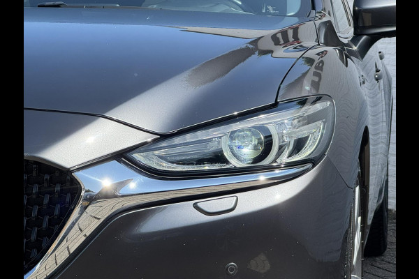 Mazda 6 Led Carplay Adaptive cruise Camera Dodehoek Navigatie Verwarmd stuur en stoelen