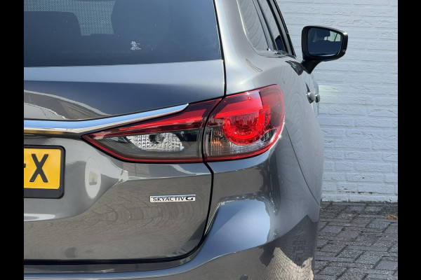 Mazda 6 Led Carplay Adaptive cruise Camera Dodehoek Navigatie Verwarmd stuur en stoelen