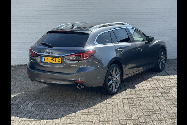 Mazda 6 Led Carplay Adaptive cruise Camera Dodehoek Navigatie Verwarmd stuur en stoelen