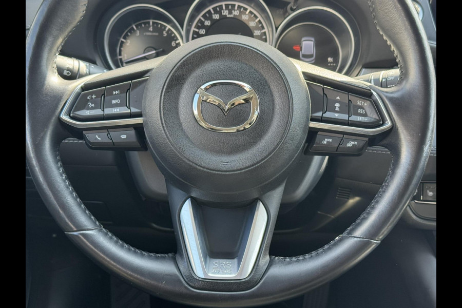 Mazda 6 Led Carplay Adaptive cruise Camera Dodehoek Navigatie Verwarmd stuur en stoelen