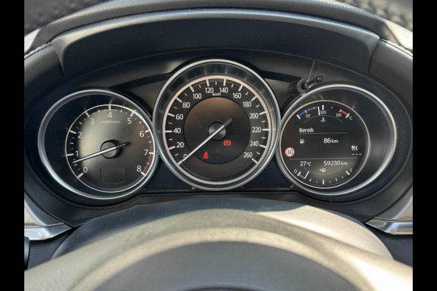 Mazda 6 Led Carplay Adaptive cruise Camera Dodehoek Navigatie Verwarmd stuur en stoelen