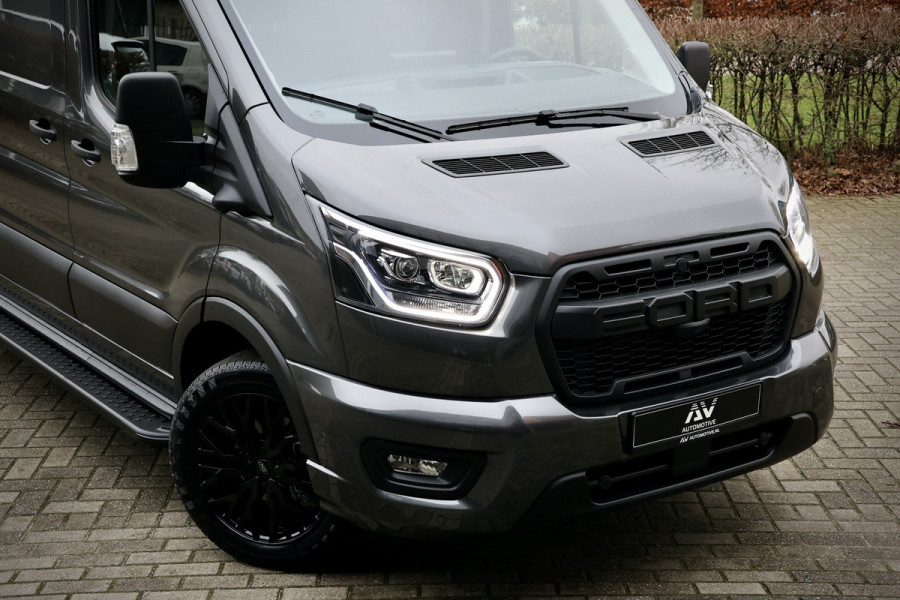 Ford Transit 350 2.0 TDCI L3H2 165PK AUT Limited | BPM VRIJ | 360 Camera | ACC | Navigatie | Bi-Xenon | Lane assist | BLIS | CarPlay | Trekhaak | 3-Zitter| Facelift model MY2025