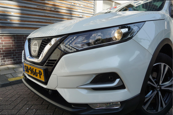 Nissan QASHQAI 1.2 N-Connecta NL AUTO | NAP | Panoramadak | 360 camera | Lane Departure | Premium Pearl White Parelmoer | Navi | Blue Tooth + DAB | Keyless