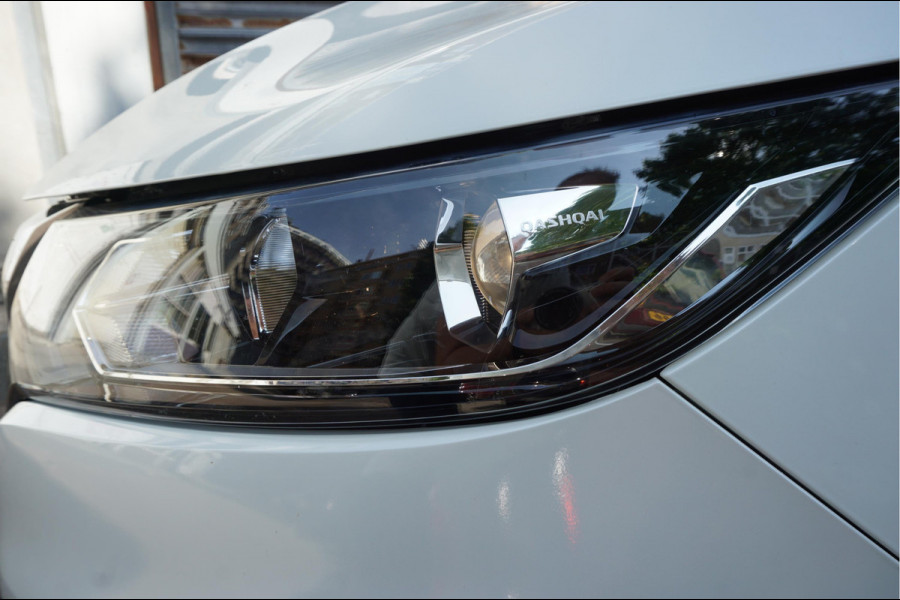 Nissan QASHQAI 1.2 N-Connecta NL AUTO | NAP | Panoramadak | 360 camera | Lane Departure | Premium Pearl White Parelmoer | Navi | Blue Tooth + DAB | Keyless