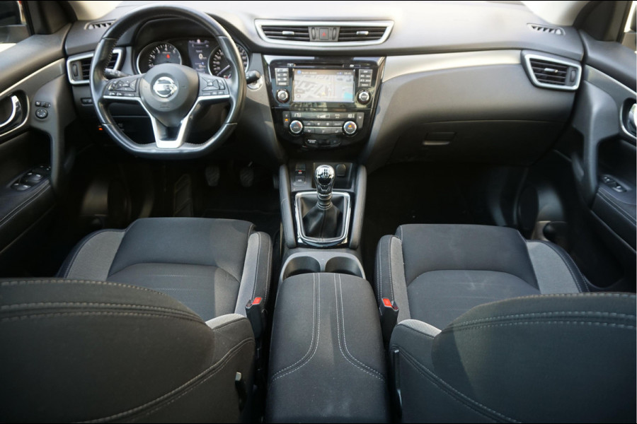 Nissan QASHQAI 1.2 N-Connecta NL AUTO | NAP | Panoramadak | 360 camera | Lane Departure | Premium Pearl White Parelmoer | Navi | Blue Tooth + DAB | Keyless