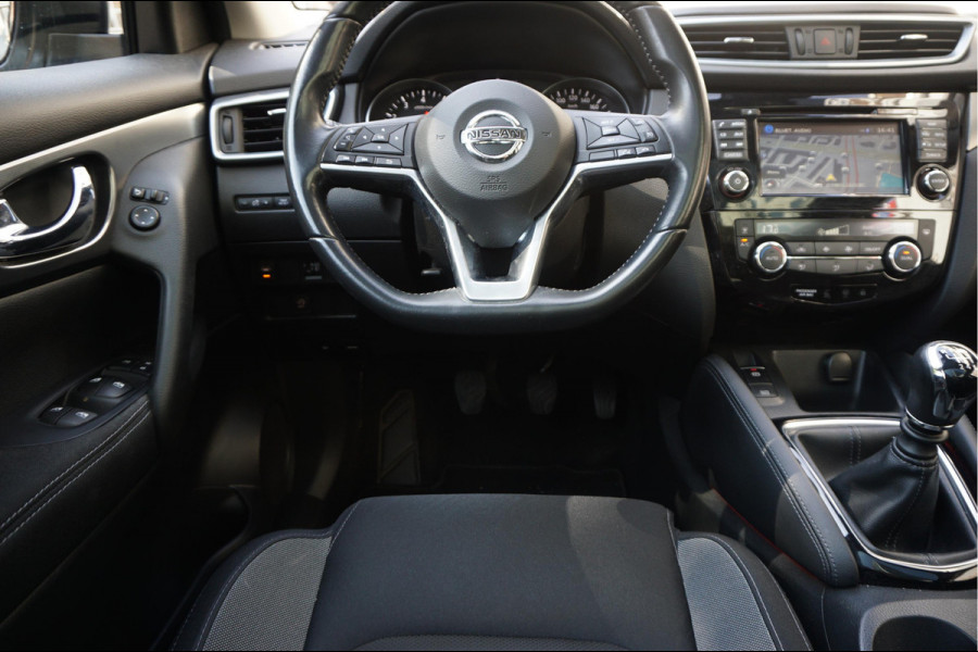 Nissan QASHQAI 1.2 N-Connecta NL AUTO | NAP | Panoramadak | 360 camera | Lane Departure | Premium Pearl White Parelmoer | Navi | Blue Tooth + DAB | Keyless
