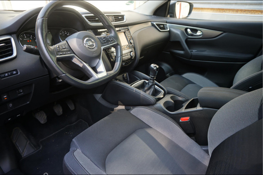 Nissan QASHQAI 1.2 N-Connecta NL AUTO | NAP | Panoramadak | 360 camera | Lane Departure | Premium Pearl White Parelmoer | Navi | Blue Tooth + DAB | Keyless