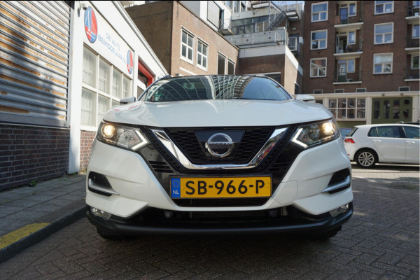 Nissan QASHQAI 1.2 N-Connecta NL AUTO | NAP | Panoramadak | 360 camera | Lane Departure | Premium Pearl White Parelmoer | Navi | Blue Tooth + DAB | Keyless