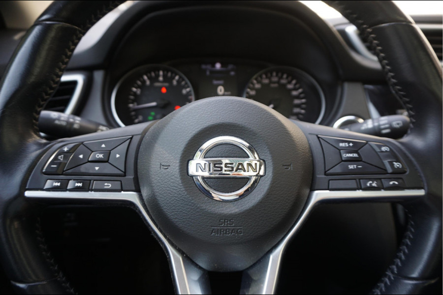 Nissan QASHQAI 1.2 N-Connecta NL AUTO | NAP | Panoramadak | 360 camera | Lane Departure | Premium Pearl White Parelmoer | Navi | Blue Tooth + DAB | Keyless