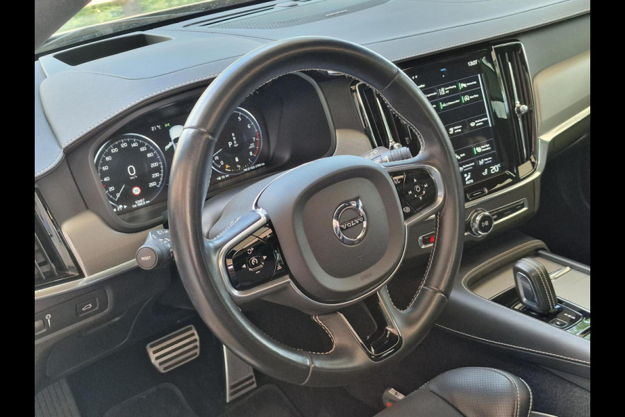 Volvo V90 2.0 B4 208PK R-Design|21-inch|harman kardon|Pano|Black-pakket|63.467KM|Mild-hybride|