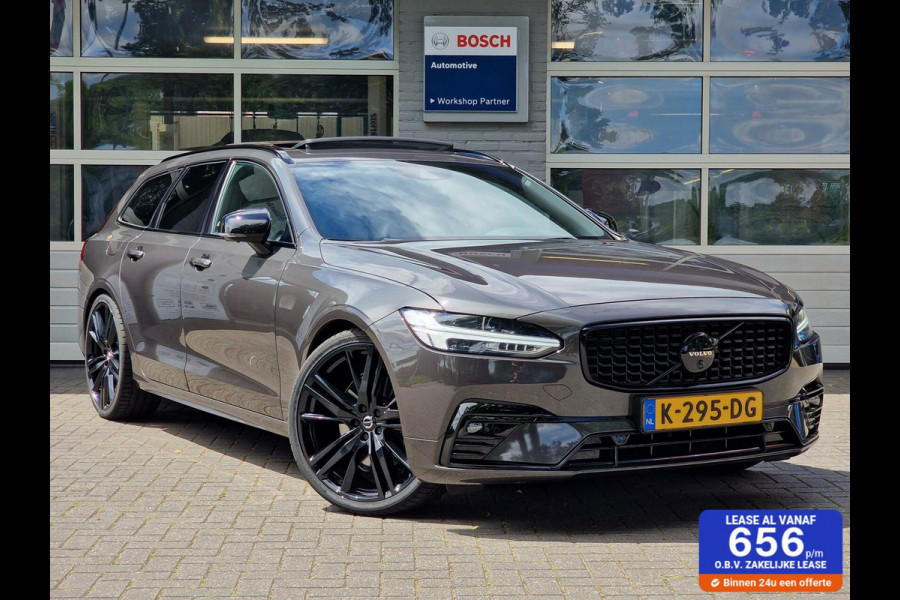 Volvo V90 2.0 B4 208PK R-Design|21-inch|harman kardon|Pano|Black-pakket|63.467KM|Mild-hybride|