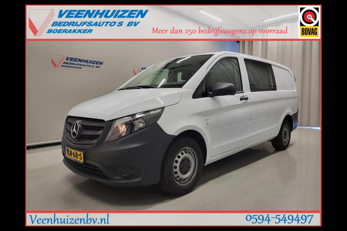 Mercedes-Benz Vito 116CDI L2/H1 Dubbele Cabine Euro 6! Mercedes-Benz Vito 116CDI L2/H1 Dubbele Cabine Euro 6!