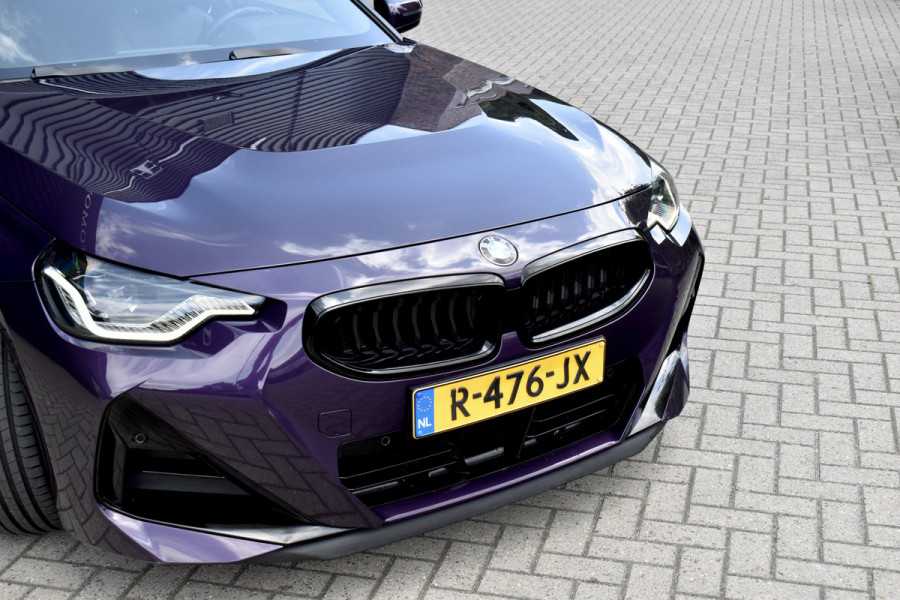 BMW 2 Serie Coupe 220i High Executive M Sport | Schuif-/Kanteldak | 19'' Velgen | Elektrisch vers. Stoelen + Memory | Camera | CarPlay |