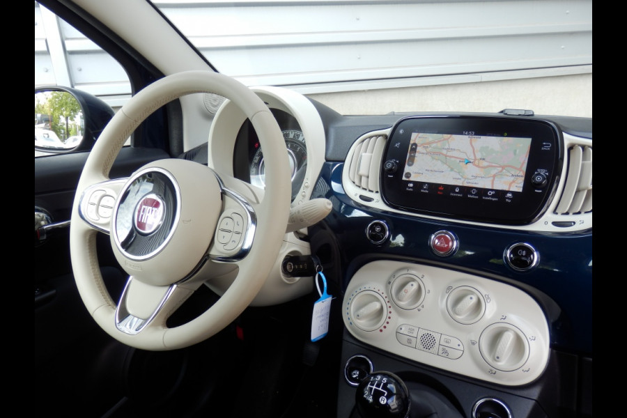 Fiat 500 1.2 Lounge | Navigatie | Apple Carpl. Andr. Auto | Cruise ctr
