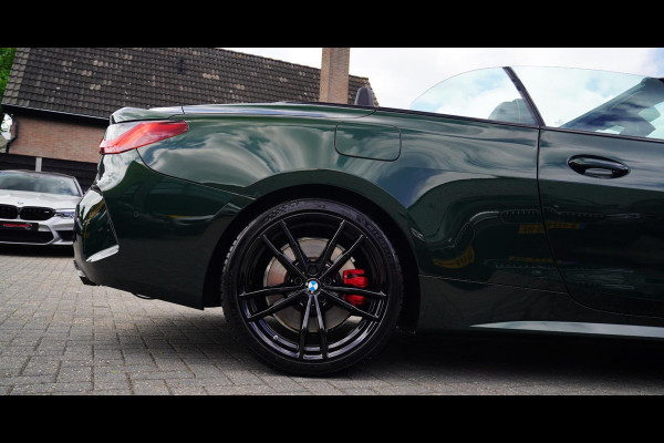 BMW 4 Serie Cabrio 430i High Executive |Sanremo green | LaserLED | Stoelkoeling | Camera | NIEUWstaat | Nekverwarming | Luxe Leder