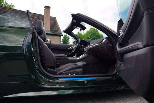 BMW 4 Serie Cabrio 430i High Executive |Sanremo green | LaserLED | Stoelkoeling | Camera | NIEUWstaat | Nekverwarming | Luxe Leder