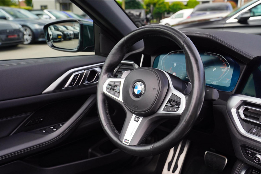 BMW 4 Serie Cabrio 430i High Executive |Sanremo green | LaserLED | Stoelkoeling | Camera | NIEUWstaat | Nekverwarming | Luxe Leder