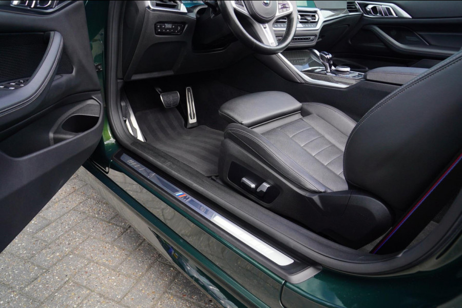 BMW 4 Serie Cabrio 430i High Executive |Sanremo green | LaserLED | Stoelkoeling | Camera | NIEUWstaat | Nekverwarming | Luxe Leder