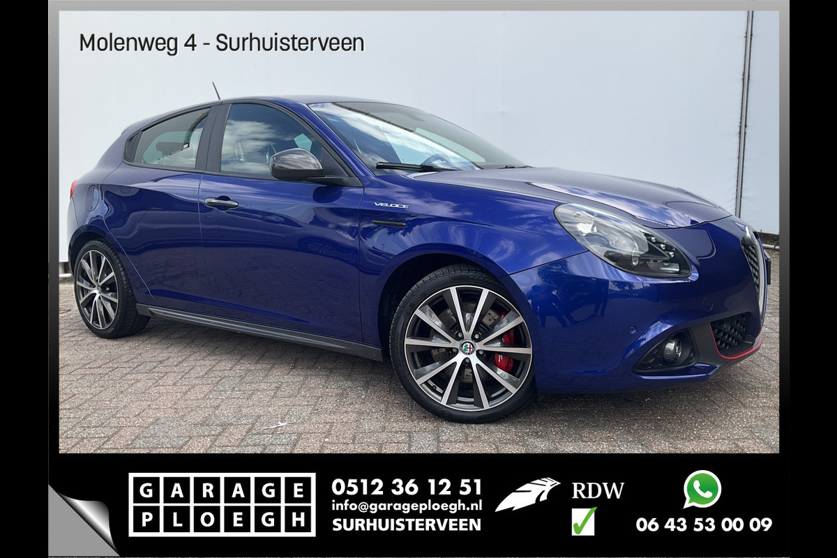 Alfa Romeo Giulietta 1.750 Turbo 241pk Veloce Automaat Carplay Sport-Stoelen Nav/Cruise Voll.Onderhouden! Alfa Romeo Giulietta 1.750 Turbo 241pk Veloce Automaat Carplay Sport-Stoelen Nav/Cruise Voll.Onderhouden!