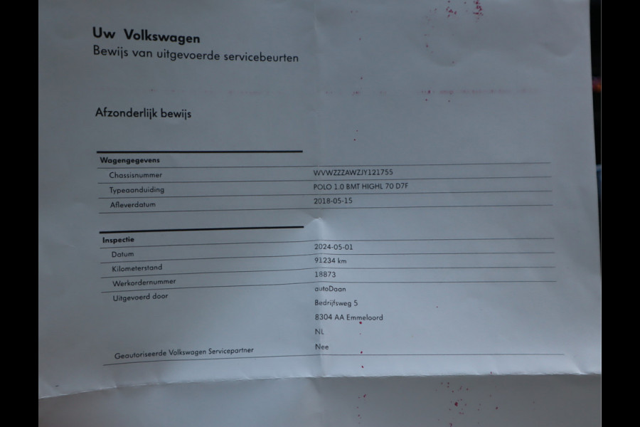 Volkswagen Polo 1.0 TSI Highline Automaat