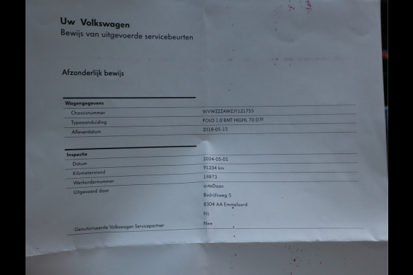 Volkswagen Polo 1.0 TSI Highline Automaat
