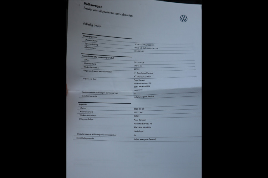 Volkswagen Polo 1.0 TSI Highline Automaat