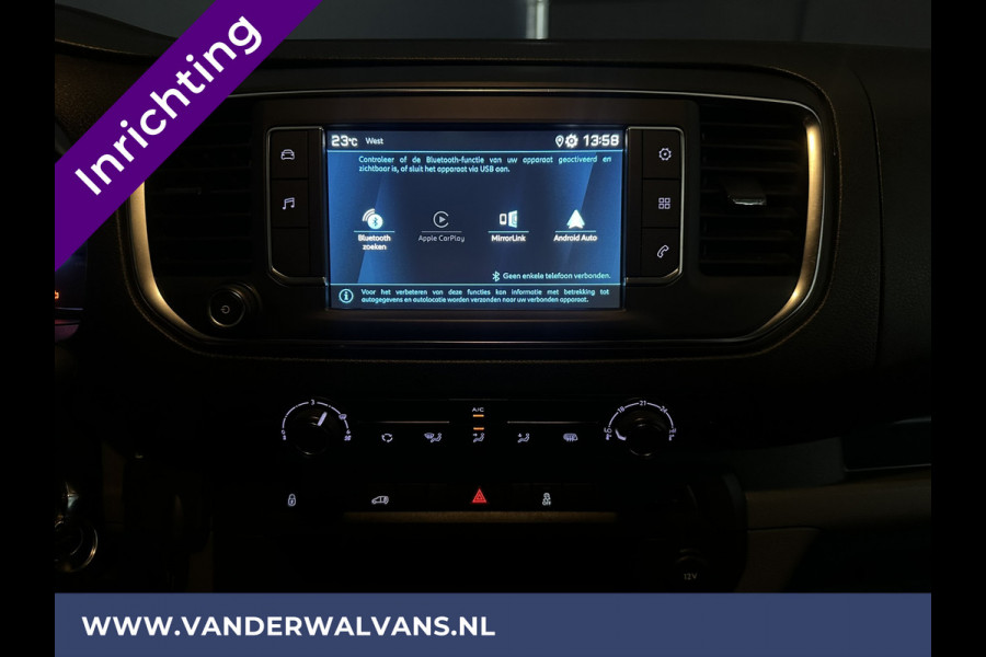 Peugeot Expert 2.0 BlueHDI 123pk L1H1 Inrichting Euro6 Airco | Apple Carplay | Android Auto | Cruisecontrol | Imperiaal 2500kg Trekhaak, Parkeersensoren