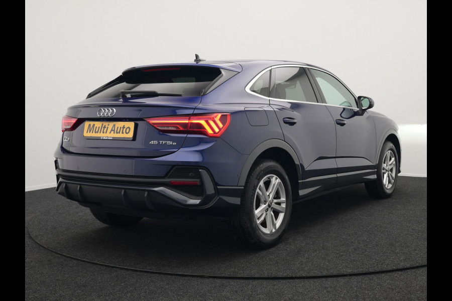Audi Q3 Sportback 45 TFSI e Advanced Edition Plug In Hybrid 245pk Dealer O.H PHEV | Adaptive Cruise | Sonos Premium Sound | Matrix LED |  Virtual | Parkassist | Navi Plus | Stoelverwarming | BLIS |