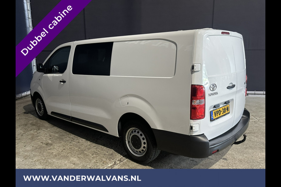 Toyota ProAce Worker 2.0 D-4D 145pk L3H1 Dubbele Cabine Euro6 Airco | 6-Zits | Navigatie | Apple Carplay | Cruisecontrol Android Auto, 2500kg Trekhaak, Parkeersensoren