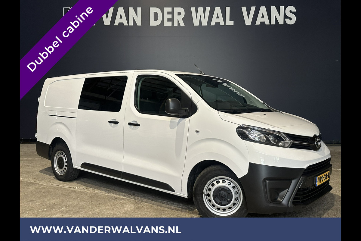 Toyota ProAce Worker 2.0 D-4D 145pk L3H1 Dubbele Cabine Euro6 Airco | 6-Zits | Navigatie | Apple Carplay | Cruisecontrol Android Auto, 2500kg Trekhaak, Parkeersensoren Toyota ProAce Worker 2.0 D-4D 145pk L3H1 Dubbele Cabine Euro6 Airco | 6-Zits | Navigatie | Apple Carplay | Cruisecontrol Android Auto, 2500kg Trekhaak, Parkeersensoren