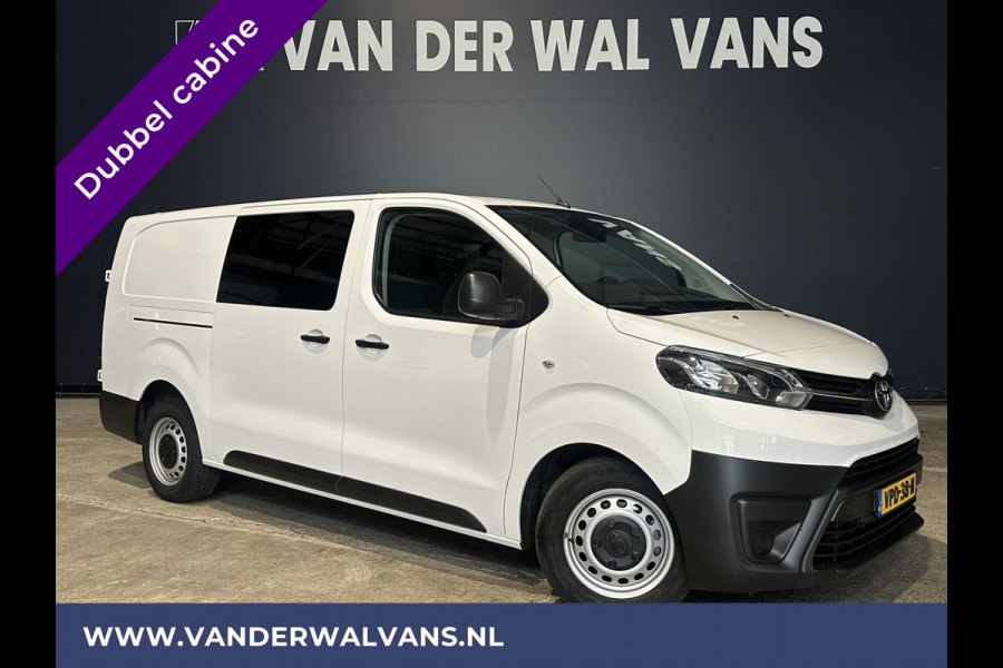 Toyota ProAce Worker 2.0 D-4D 145pk L3H1 Dubbele Cabine Euro6 Airco | 6-Zits | Navigatie | Apple Carplay | Cruisecontrol Android Auto, 2500kg Trekhaak, Parkeersensoren
