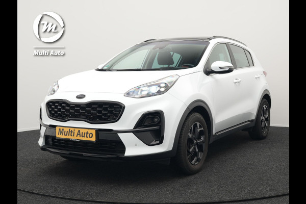 Kia Sportage 1.6 T-GDI Black Edition | Panodak | Elektrische Lederen Sportstoelen | JBL Audio | Carplay | Navigatie | Camera | Stuur/Stoel Verwarming |