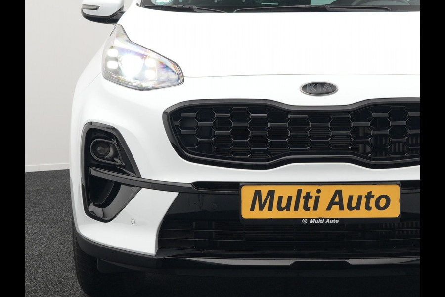 Kia Sportage 1.6 T-GDI Black Edition | Panodak | Elektrische Lederen Sportstoelen | JBL Audio | Carplay | Navigatie | Camera | Stuur/Stoel Verwarming |