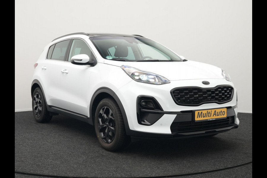 Kia Sportage 1.6 T-GDI Black Edition | Panodak | Elektrische Lederen Sportstoelen | JBL Audio | Carplay | Navigatie | Camera | Stuur/Stoel Verwarming |