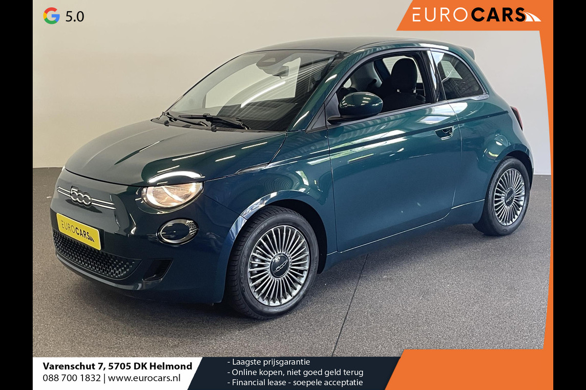 Fiat 500E Icon 42 kWh Navigatie Apple Carplay/Android Auto Cruise Control Stoelverwarming Climate Control Fiat 500E Icon 42 kWh Navigatie Apple Carplay/Android Auto Cruise Control Stoelverwarming Climate Control