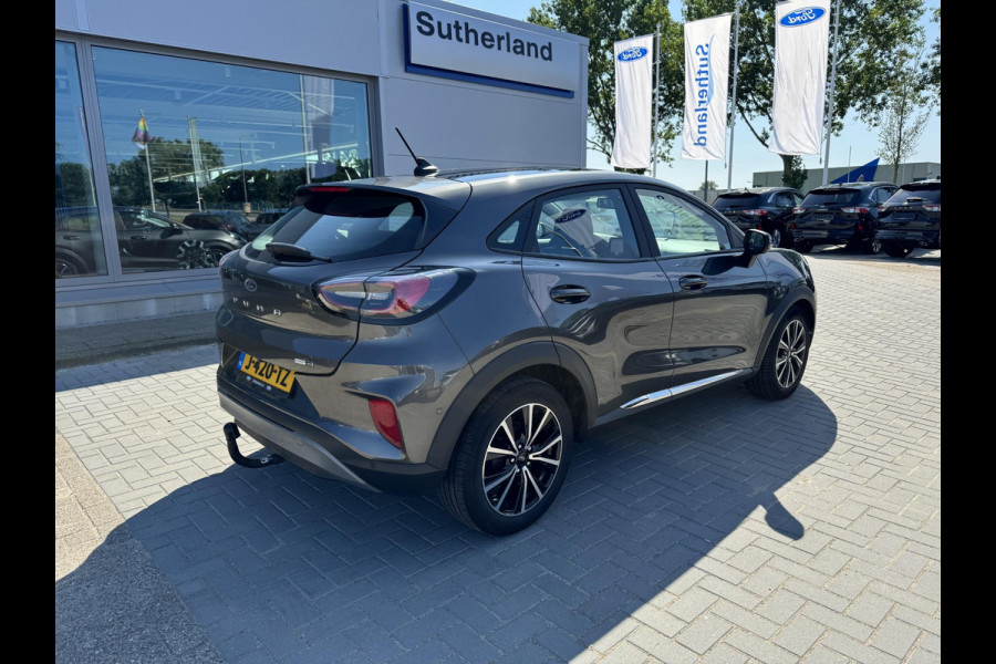 Ford Puma 1.0 EcoBoost Hybrid Titanium 125pk | Comfort pakket | Winterpack | Panoramadak | Trekhaak | Adaptieve Cruise | BLIS