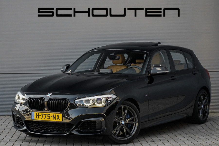 BMW 1-serie M140i Shadow Schuifdak H/K Stuurverw Camera CarPlay Leer