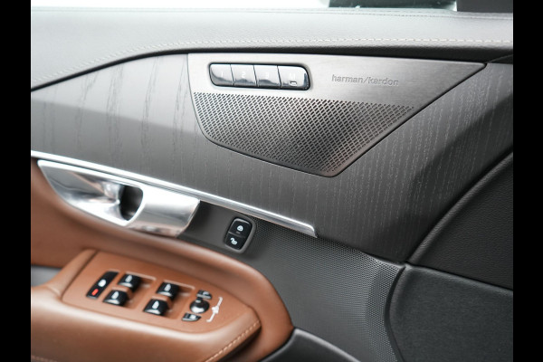Volvo XC90 T8 Twin Engine AWD Inscription Plug In Hybrid Dealer O.H PHEV | Panodak | Adaptive Cruise | Head Up |  Luxe Lederen Sportstoelen Massage & Ventilatie | 21"L.M |  Harman Kardon | BLIS | Apple Carplay | Pilot Assist |