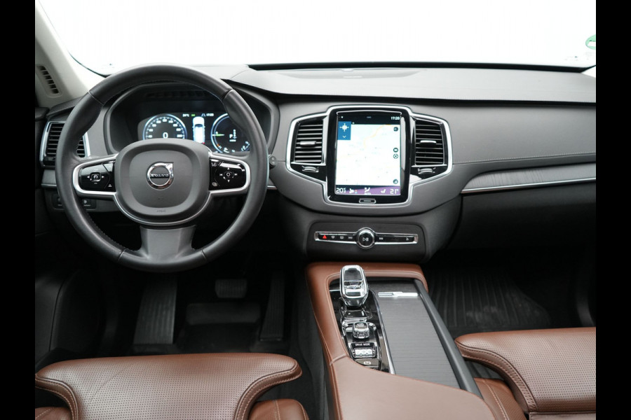 Volvo XC90 T8 Twin Engine AWD Inscription Plug In Hybrid Dealer O.H PHEV | Panodak | Adaptive Cruise | Head Up |  Luxe Lederen Sportstoelen Massage & Ventilatie | 21"L.M |  Harman Kardon | BLIS | Apple Carplay | Pilot Assist |