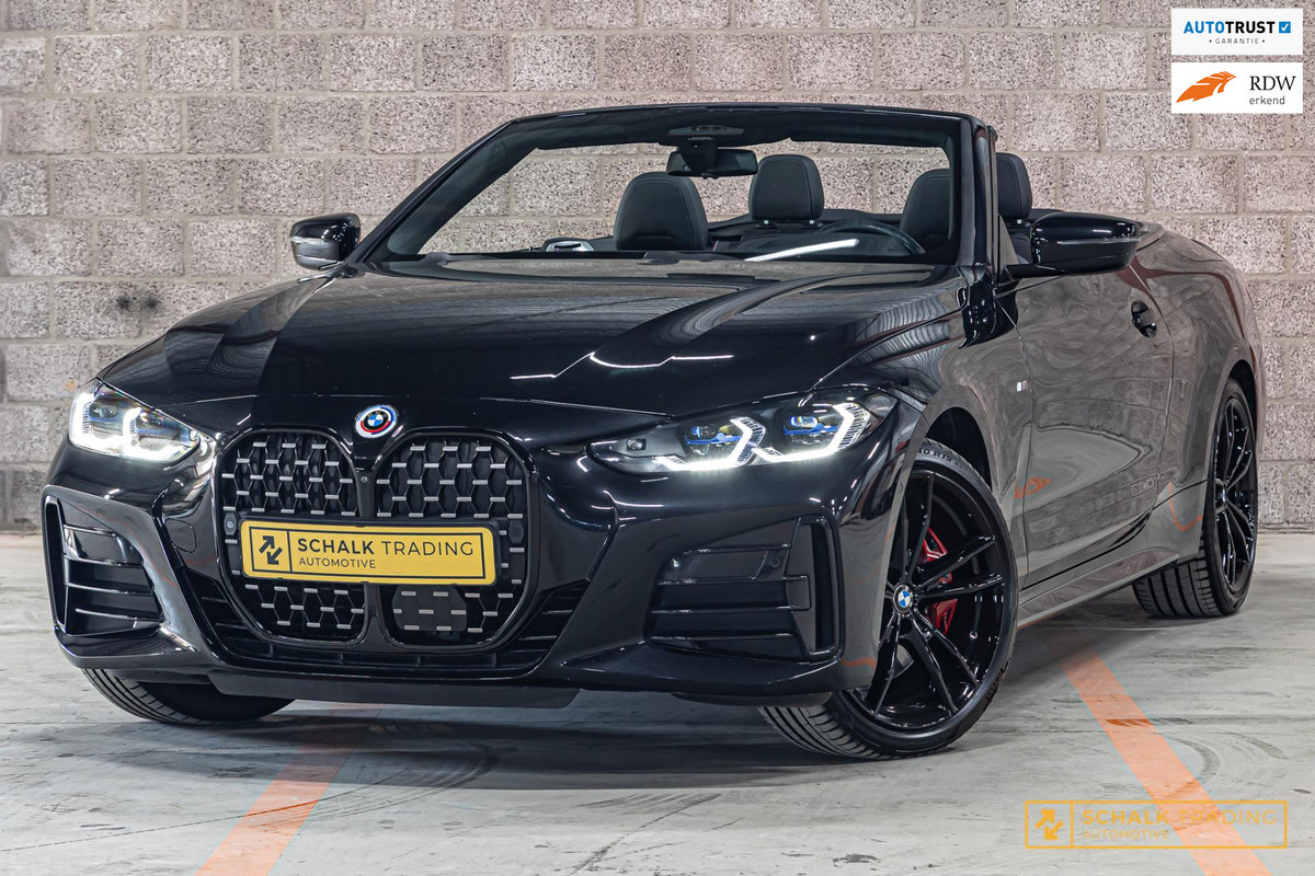 BMW 4 Serie Cabrio M440i xDrive|Laser|H&K|HUD|360cam|Fullopt BMW 4 Serie Cabrio M440i xDrive|Laser|H&K|HUD|360cam|Fullopt