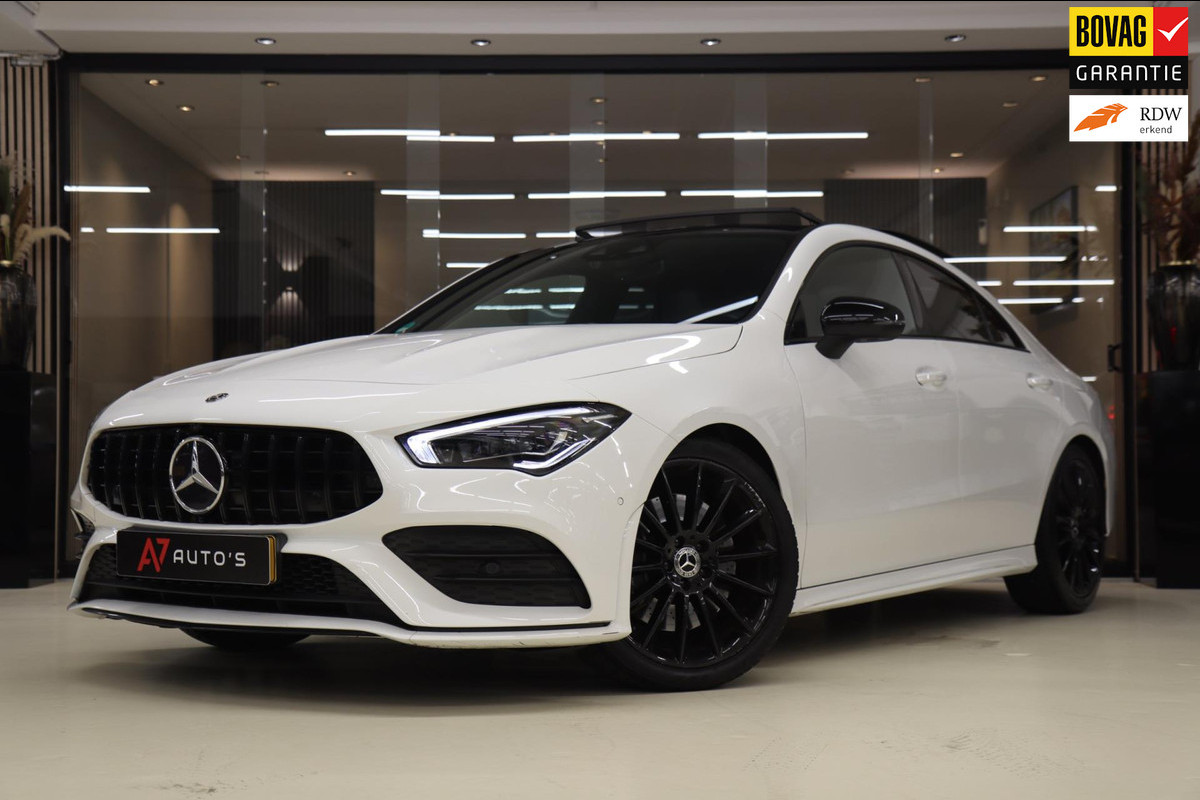 Mercedes-Benz CLA-Klasse 220 AMG /PANODAK/SFEERV/CAM/STOELV/LANE/VOL Mercedes-Benz CLA-Klasse 220 AMG /PANODAK/SFEERV/CAM/STOELV/LANE/VOL