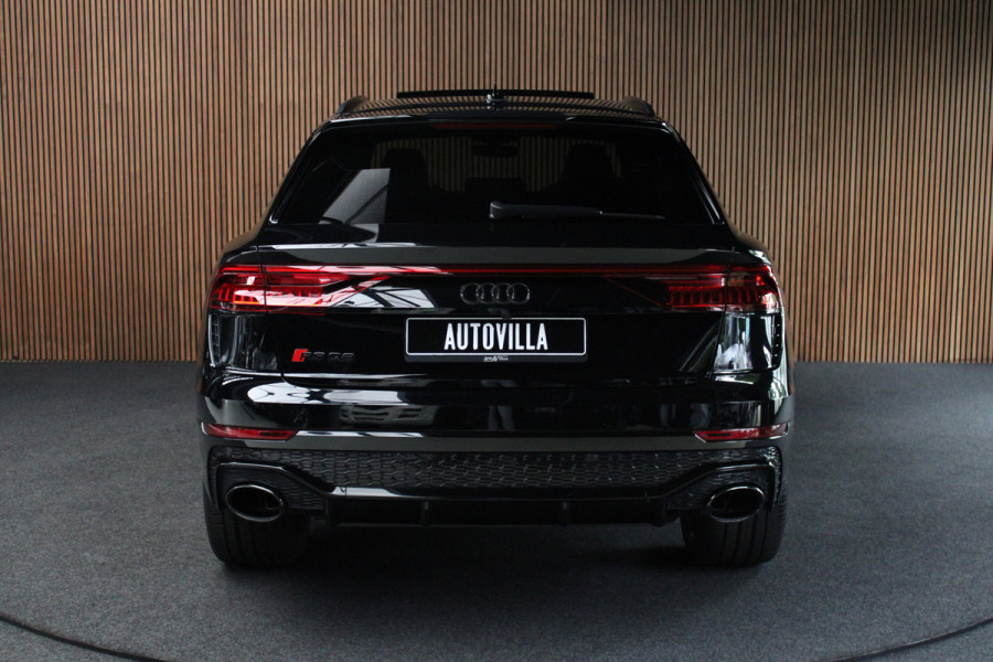 Audi RS Q8 4.0 TFSI B&O HUD Carbon ACC Panodak Leder Keyless Climate (4-zone) Elektr. bedienbaar achterklep Keyless Stoelventilatie Stoelverwarming Sportstoelen Plus Matrix LED LM velgen 23 inch BTW auto