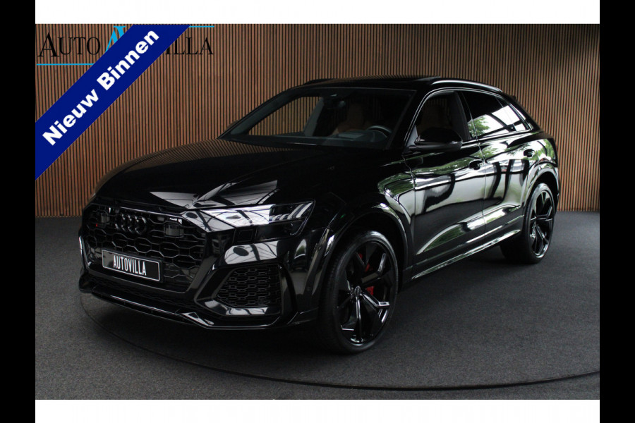 Audi RS Q8 4.0 TFSI B&O HUD Carbon ACC Panodak Leder Keyless Climate (4-zone) Elektr. bedienbaar achterklep Keyless Stoelventilatie Stoelverwarming Sportstoelen Plus Matrix LED LM velgen 23 inch BTW auto