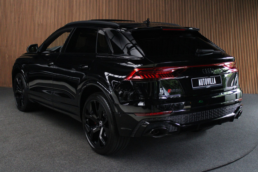 Audi RS Q8 4.0 TFSI B&O HUD Carbon ACC Panodak Leder Keyless Climate (4-zone) Elektr. bedienbaar achterklep Keyless Stoelventilatie Stoelverwarming Sportstoelen Plus Matrix LED LM velgen 23 inch BTW auto
