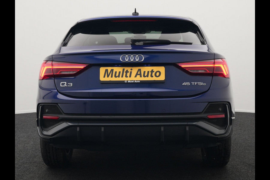 Audi Q3 Sportback 45 TFSI e Advanced Edition Plug In Hybrid 245pk Dealer O.H PHEV | Adaptive Cruise | Sonos Premium Sound | Matrix LED |  Virtual | Parkassist | Navi Plus | Stoelverwarming | BLIS |