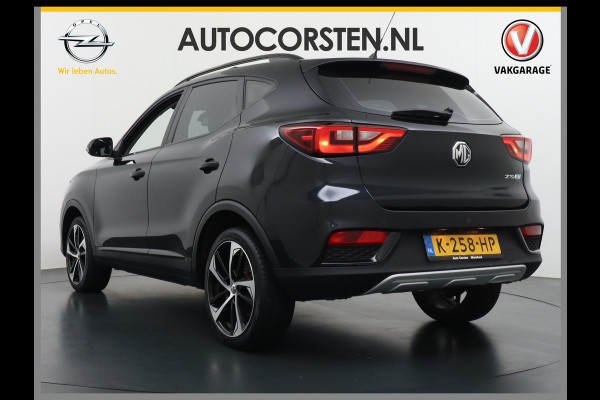 MG Mg Zs EV Luxury 45kWh Leder Panodak Camera Cruise Adaptief Apple Carplay Android Auto Stoelverwarming Airco Navi DAB Pdc Keyless Led Regensensor Lmv Bluetooth Connected services LaneAssist Verkeersbord detectie 1e Eigenaar Dealeronderhouden