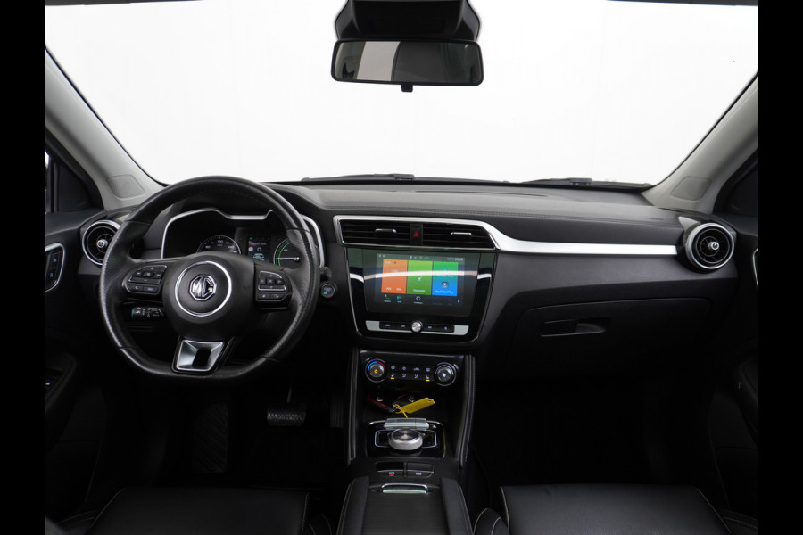 MG Mg Zs EV Luxury 45kWh Leder Panodak Camera Cruise Adaptief Apple Carplay Android Auto Stoelverwarming Airco Navi DAB Pdc Keyless Led Regensensor Lmv Bluetooth Connected services LaneAssist Verkeersbord detectie 1e Eigenaar Dealeronderhouden